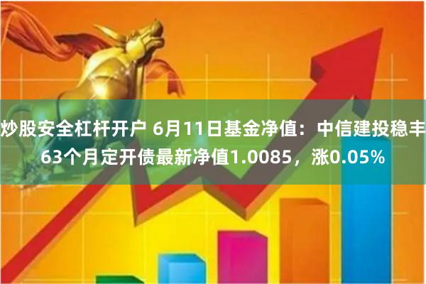 炒股安全杠杆开户 6月11日基金净值：中信建投稳丰63个月定开债最新净值1.0085，涨0.05%